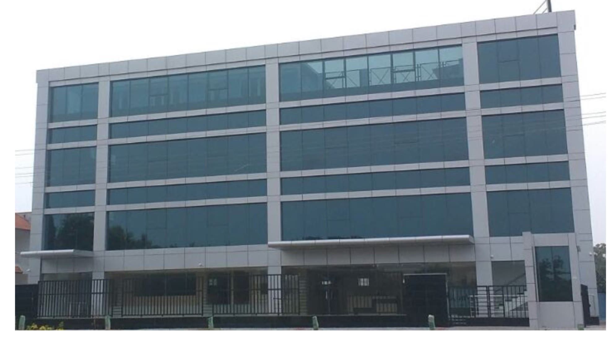 Front view of the TiliconVeli Tech Park building